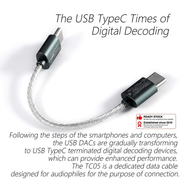 ddHifi TC05, Type C to Type C OTG Cable: Connect USB-C Data Cable