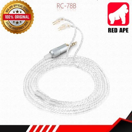 FiiO RC-78B, In-Ear Monitors Replacement Cable: 0.78MM 2.5MM Dual Pin Silver-Plated IEM Cable (RC 78B, RC78 B, RC78B)