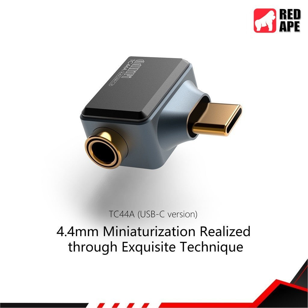 ddHifi TC44A, USB-C to 4.4mm DAC Adapter: 4.4mm Plug, Type C, CS43131 DAC Chip Adapter (TC44A)