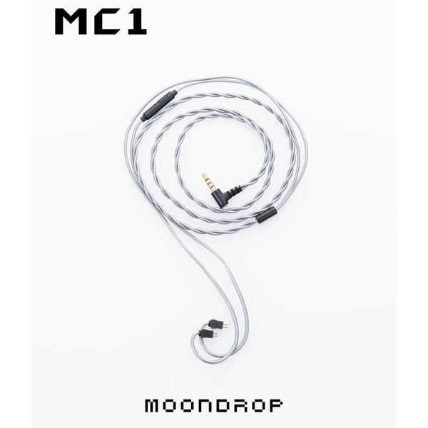 Moondrop MC1, In-Ear Monitors Microphone Upgrade Cable: 0.78mm 2 Pin, with Mic Multipurpose IEM Replacement Cable