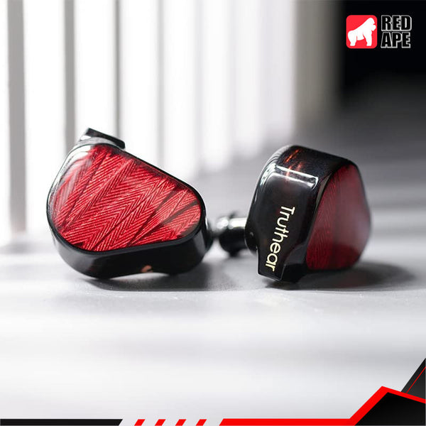 Truthear x Crinacle Zero Red, In-Ear Monitors: Dual Dynamic Drivers with 0.78 2Pin Cable Earphones IEM (Zero: Red)