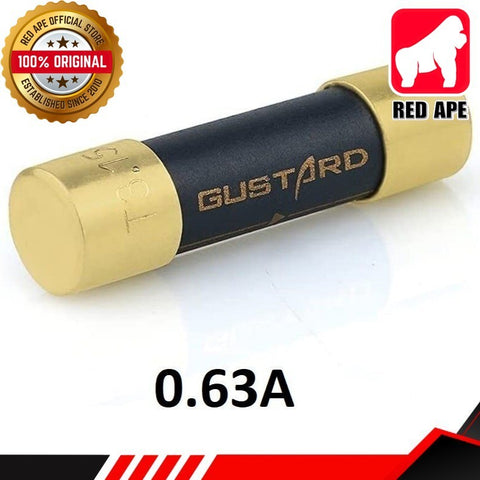 Gustard Audio Fuse 0.63A, Sound Protection Fuse: For HiFi DAC, Compatible with R26/X16/U16/C16/X22/A22/X26 (0.63A)