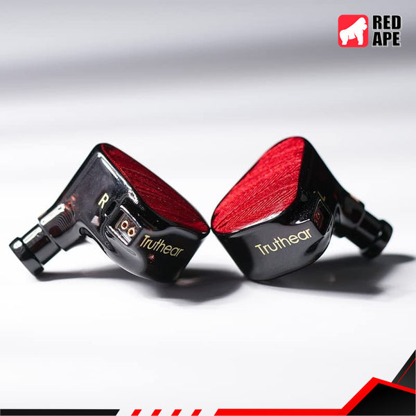 Truthear x Crinacle Zero Red, In-Ear Monitors: Dual Dynamic Drivers with 0.78 2Pin Cable Earphones IEM (Zero: Red)