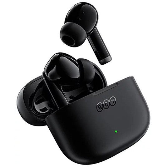 QCY T19 Truly WIreless Stereo HD Calling 30hr Ultra-long Battery Lift Smart Earbuds - Black