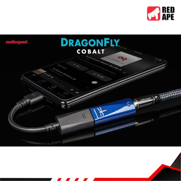 Audioquest DragonFly Cobalt, USB DAC and Amplifier: High-Performance DAC/AMP (DragonFly Cobalt)