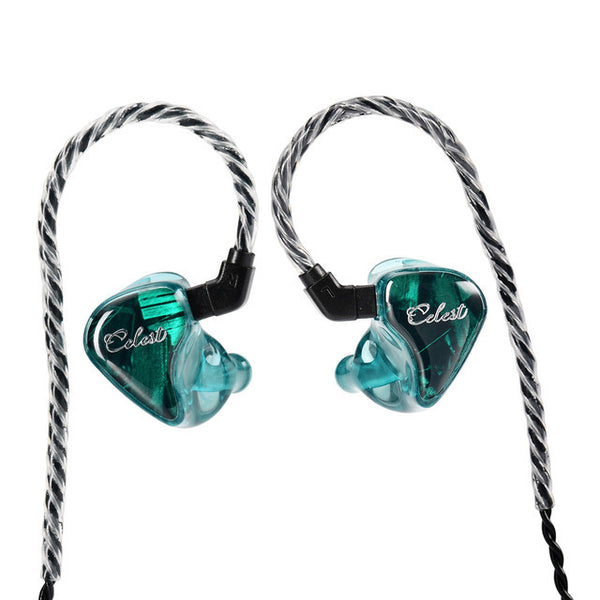 Kinera Celest Wyvern Qing, In-Ear Monitors with Mic: 10mm LCP Dynamic Driver with Detachable Boom Mic Earphones IEM