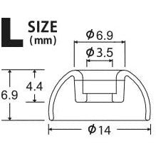 Azla SednaEarfit Crystal, LSR Replacement Eartips (2 Pairs): for In-Ear Monitors Earphone IEM