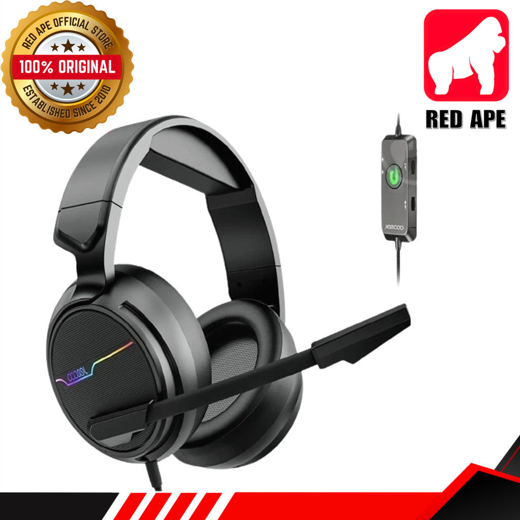 Jeecoo V20U, Stereo Gaming Headphones: for PS4, Xbox One S - Noise Cancelling with Microphone Gamer Headset (V20U)