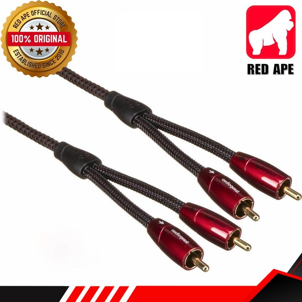 Audioquest Golden Gate, RCA to RCA Interconnect Cables (1.5m): High Definition Audio Cable