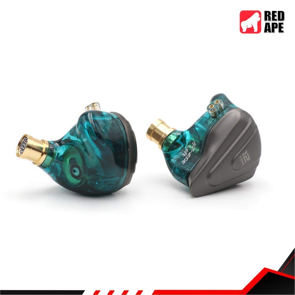 KZ ZSX, In-Ear Monitors with Mic: 5BA+1DD 6 Driver with Zinc Alloy Faceplate Hybrid Earphones IEM (KZ ZSX)