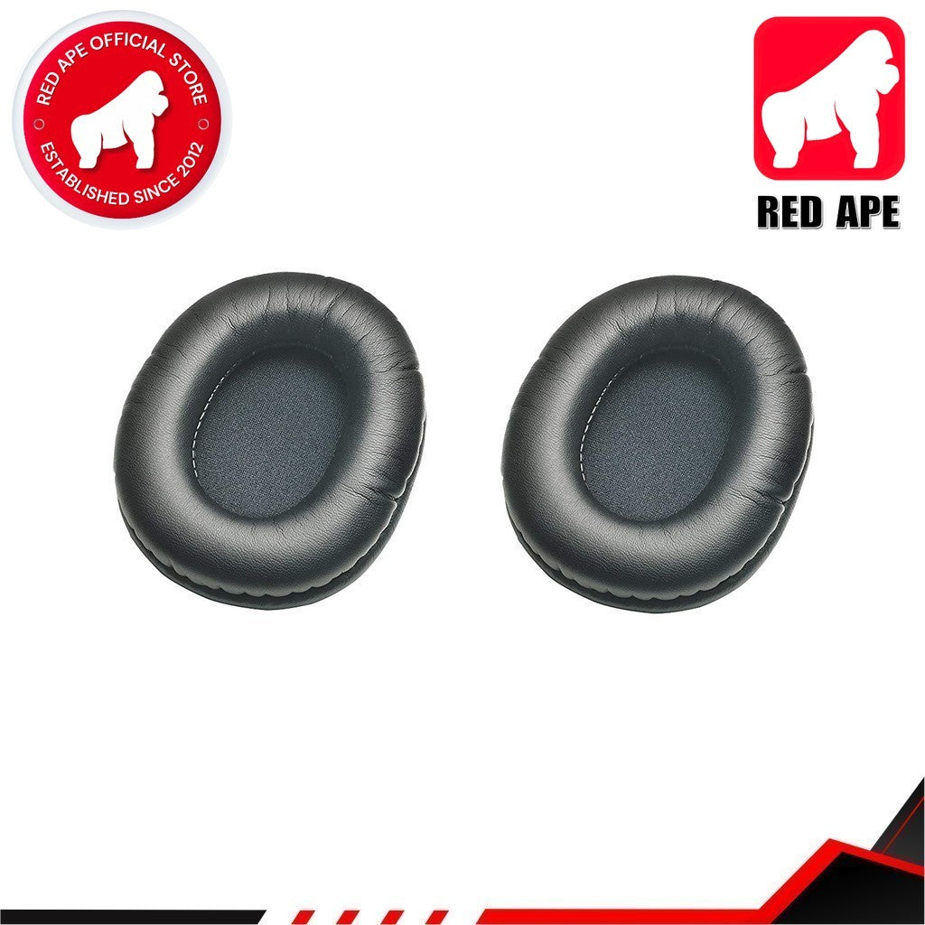 Leather Earpads for Audio-Technica ATH Series (1 Pair): Replacement for M30, M35, M50, M50X, M50s Headphones Earpads