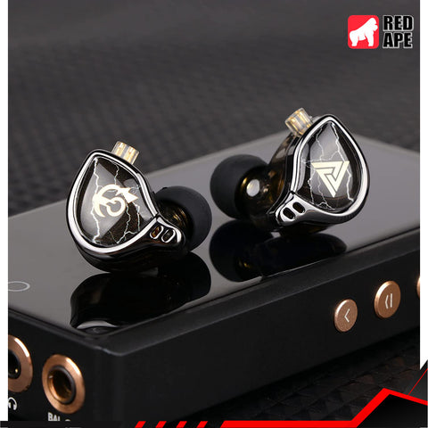 QKZ x HBB 10mm Titanium-Coated Diaphragm HiFi in-Ear Monitor Earphones with Semi-Open Cavity, Detachable 2Pin