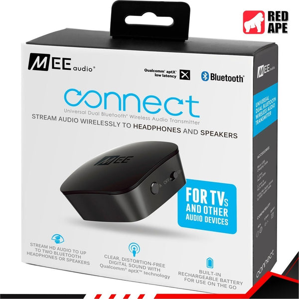 MEE Audio Connect, Bluetooth Audio Transmitter: Dual Headphone & Speaker Transmitter (Connect)