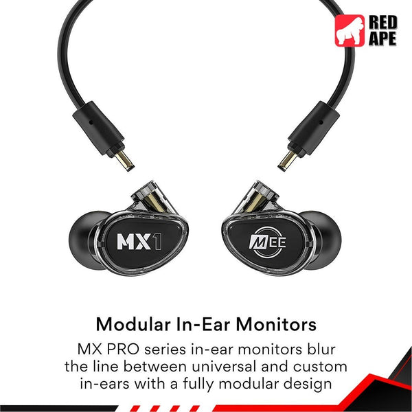 MEE Audio MX Pro, In-Ear Monitors: 4 Drivers for Precise Monitoring Earphones IEM