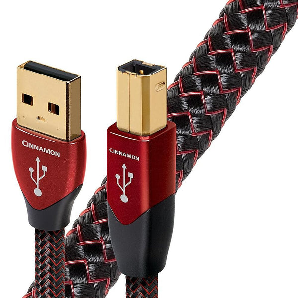 AudioQuest Cinnamon USB A to USB B, Audio Cable (1.5m): High-Definition Digital Audio Cable (Cinnamon)