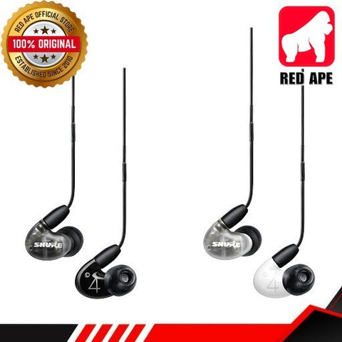 Shure Aonic 4, In-Ear Monitors: Wired, Sound Isolating, Dual Driver Hybrid Earphones IEM