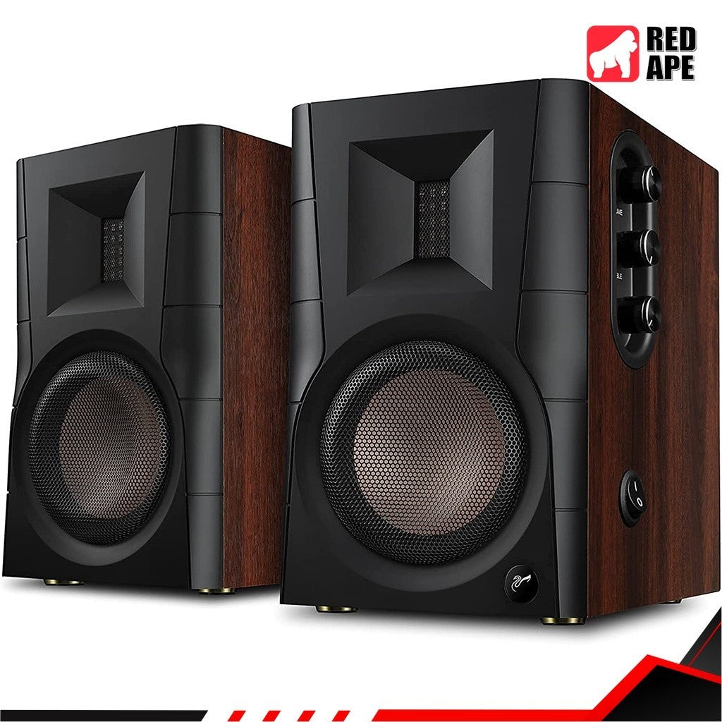 Hivi Swans D100, Powered Bookshelf Speaker: Active Bluetooth 5.0, High-Fidelity 2.0 for TV and PC Speaker (D 100)