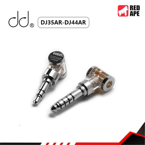 ddHifi DJ44AG or DJ35A, 2.5mm to 4.4mm Adapter: Balance Adapter (Updated Rhodium Edition)