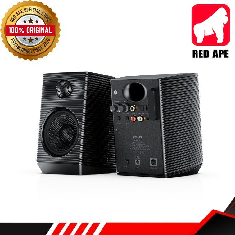 FiiO SP3BT, Desktop Monitor Speaker: with AUX Audio/RCA, 80W HiFi Stereo Bluetooth Computer Speakers (SP3BT)