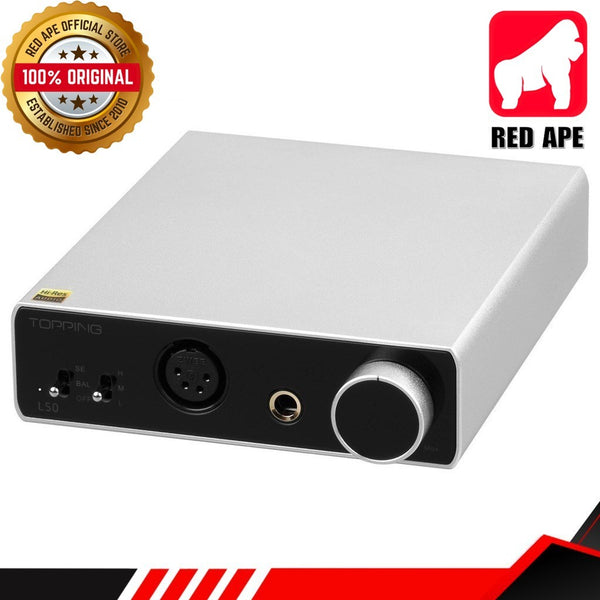 Topping L50, NFCA Headphone Amplifier: with SE/BAL Inputs, 6.35mm & 4-Pin XLR Outputs Hi-Fi Desktop AMP (L 50)