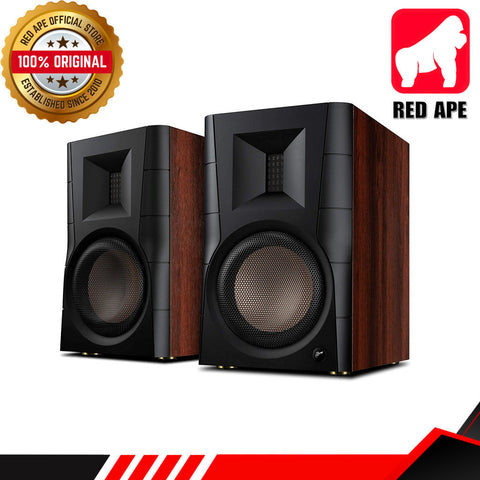 Hivi Swans D300, Powered Bookshelf Speaker: Active Bluetooth 5.0 for TV, Turntable, PC Speaker (D 300)