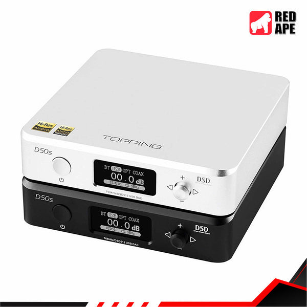 Topping D50S, Digital-to-Analog Converter: Bluetooth 5.0, ES9038Q2M, DSD512, 32Bit768kHz DAC (D 50S)