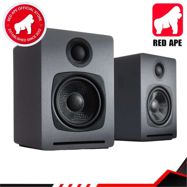 Audioengine A1 or A1-MR, Powered Speakers: Bluetooth Stereo Speakers for Bookshelf, Wired or Wireless (A1)