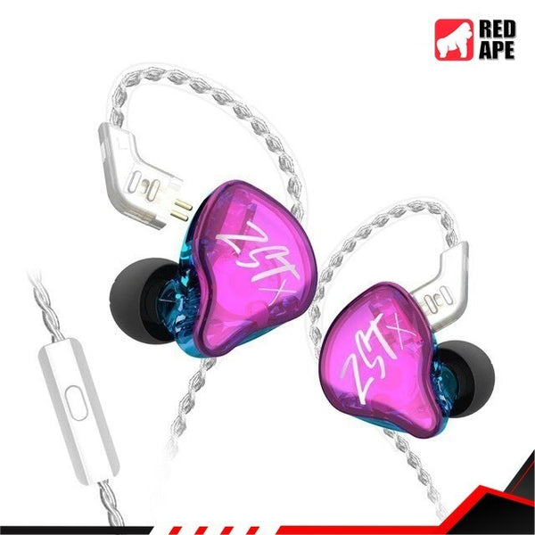 KZ ZST, Hybrid In-Ear Monitors: Balanced Armature and Dynamic Drivers Earphones IEM (ZST)