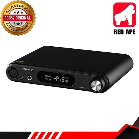 Topping DX7 PRO+, DAC & Headphone Amplifier: LDAC Hi-Res Audio Decoder DAC/AMP (DX7 PRO+)