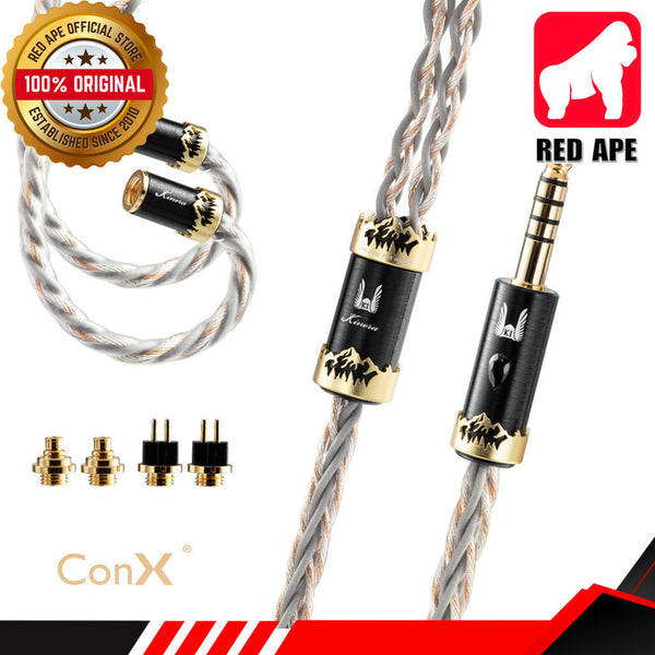 Kinera Effect Audio Orlog, Upgrade Cable: 4.4 Balance with Pure Copper and Sterling Silver Cable (Orlog)