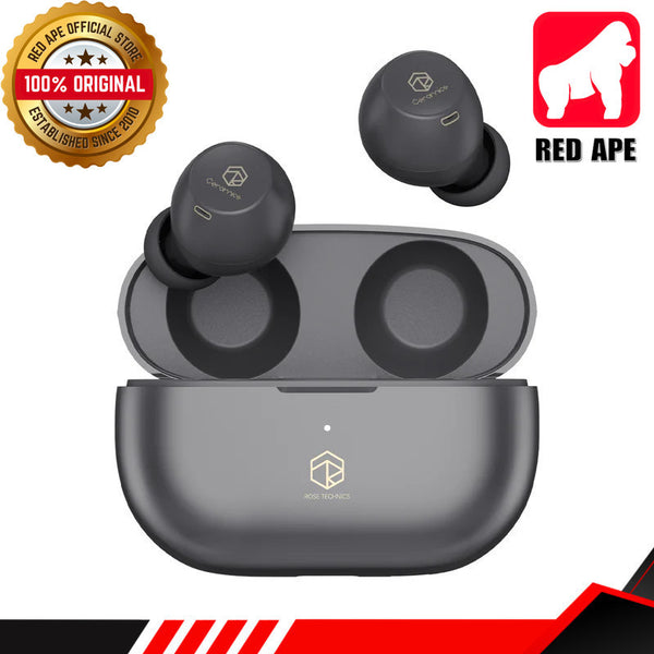 Rose Technics Ceramics X, True Wireless Earbuds: ANC, 4 HD Mics, IPX5 Sweat Resistant, LDAC, 40H Playtime (Ceramics X)