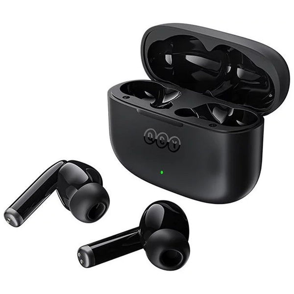 QCY T19 Truly WIreless Stereo HD Calling 30hr Ultra-long Battery Lift Smart Earbuds - Black