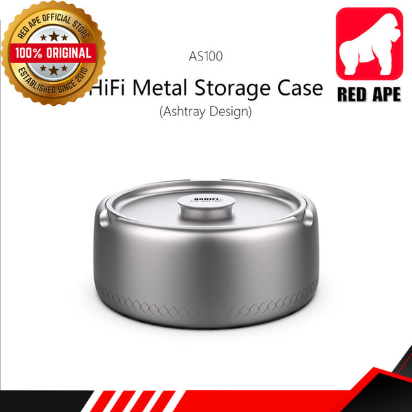 ddHifi AS100, HiFi Earphones Storage Case: AL6063 Aluminum Alloy Material and Anodized Titanium Metal (AS 100)