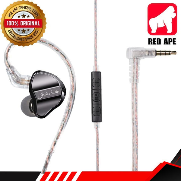 FiiO/JadeAudio JD1, Dynamic Driver In-Ear Monitors with Mic: High Performance for Sports, Gaming Earphones IEM (JD 1)