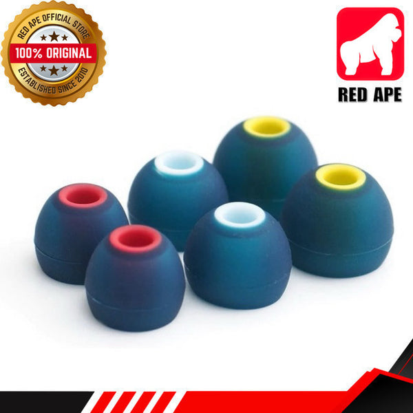 Acoustune AET08, Silicone Bass Eartips (3 Pairs): Replacement Ear Tips (AET08, AET 08, AET8)