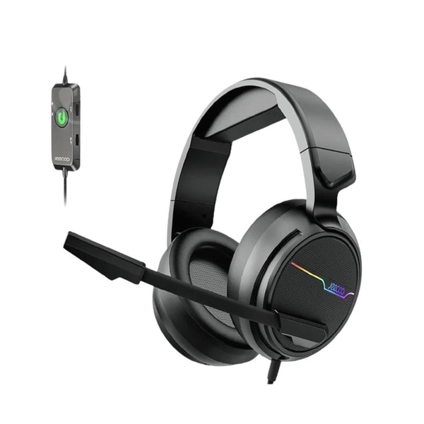 Jeecoo V20U, Stereo Gaming Headphones: for PS4, Xbox One S - Noise Cancelling with Microphone Gamer Headset (V20U)