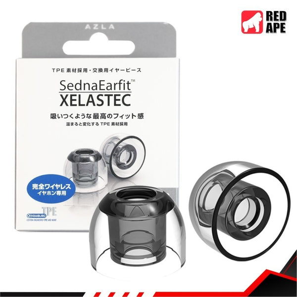 Azla SednaEarfit XElastec, Silicone Replacement Eartips (2 Pairs): Replacement Earbuds in Multiple Sizes (Xelastec)