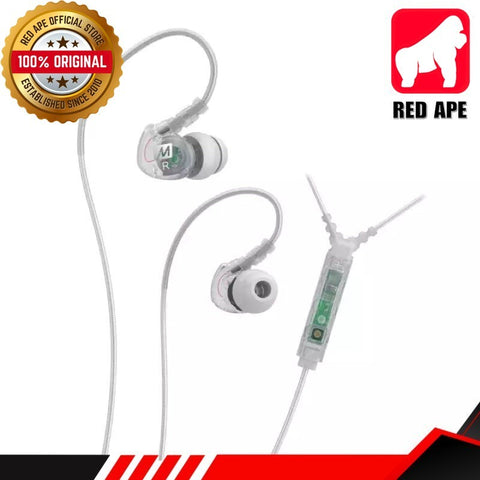 MEE Audio M6P, In-Ear Monitors: Sport-Fi with Memory Wire, Microphone, and Volume Control Earphones IEM (M6P)