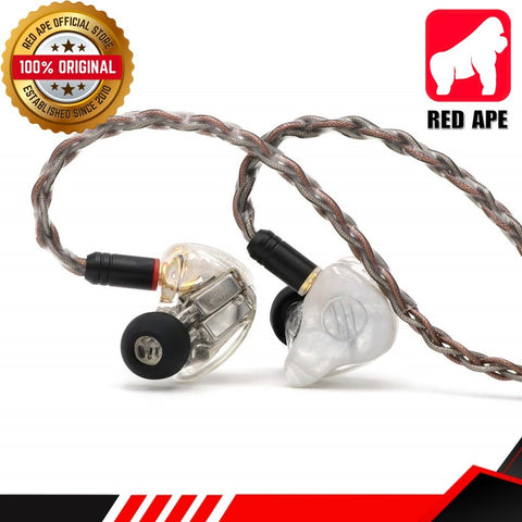 BGVP DM7, In-Ear Monitors: 6 Balanced Armature Drivers, 3D Printed Resin Cavity, 8-Core Cable IEM (DM 7)