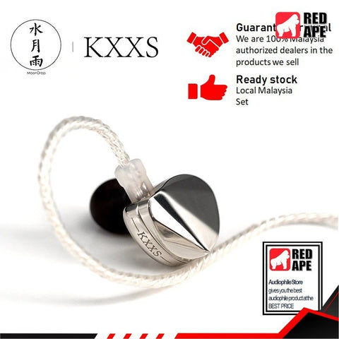 Moondrop KXXS 10mm Dynamic Driver IEM In-ear Monitor Earphone with DLC Diaphragm Metal Housing