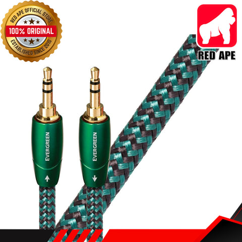 AudioQuest Evergreen, 3.5mm to 3.5mm RCA Cable: Gold-Plated Audio Cables