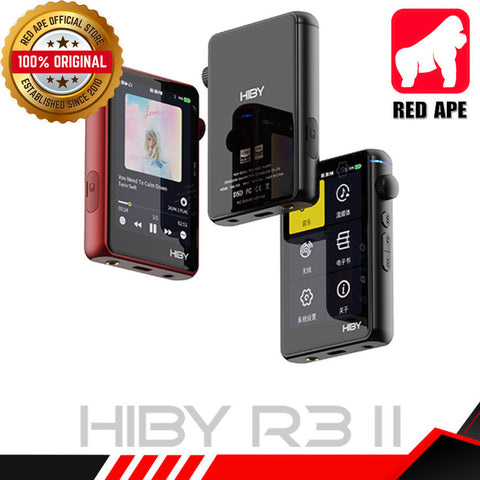 HiBy R3 II, Digital Audio Player: High Resolution with 2023 Update DAP (R3 gen 2)