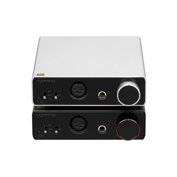 Topping L50, NFCA Headphone Amplifier: with SE/BAL Inputs, 6.35mm & 4-Pin XLR Outputs Hi-Fi Desktop AMP (L 50)