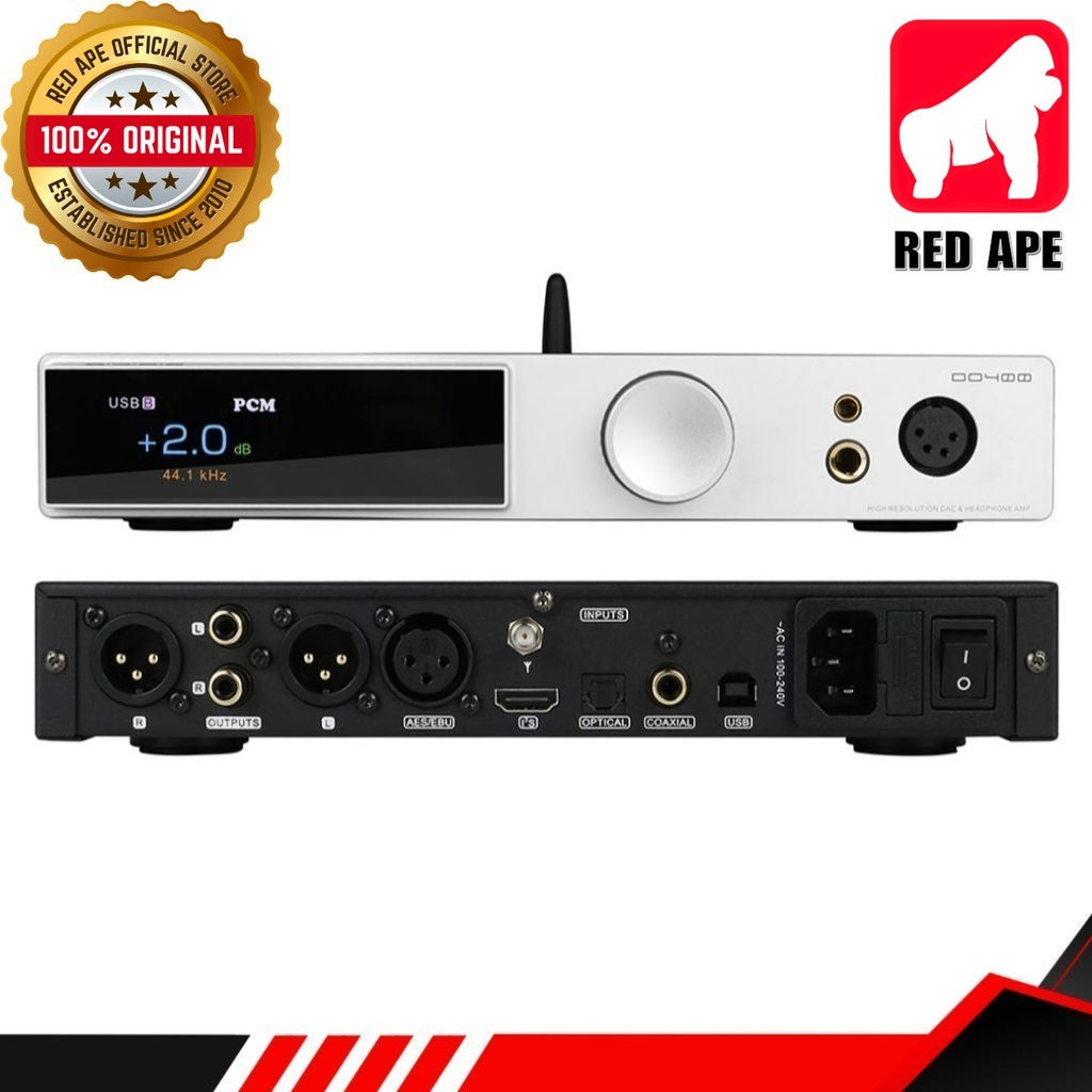 SMSL DO400, DAC & Headphone Amplifier: Bluetooth 5.1 Balanced DAC/AMP (DO400)