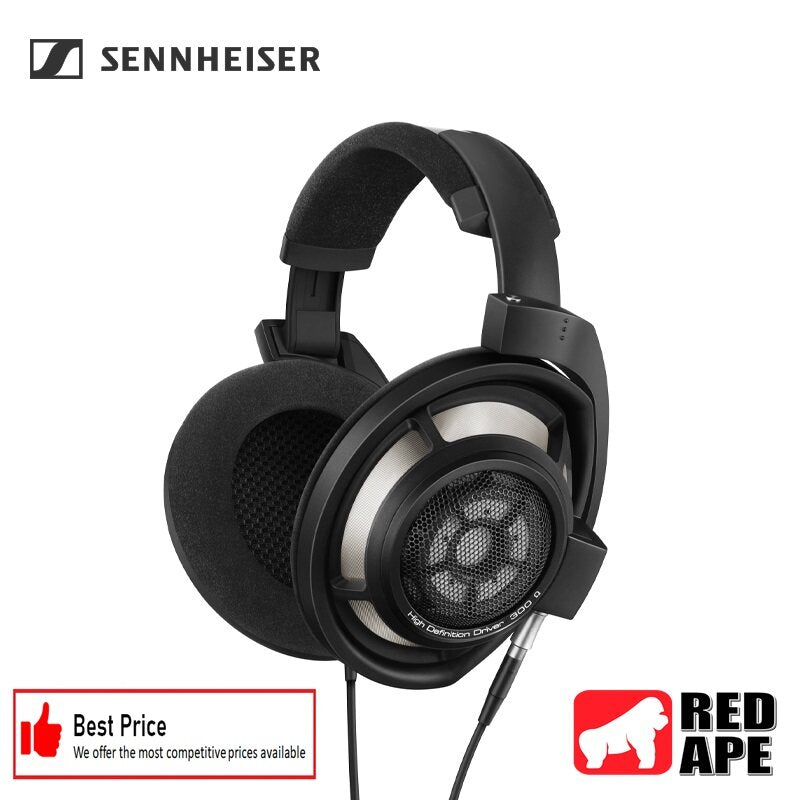 Sennheiser HD800S Over-the-Ear Audiophile Reference Headphones Ring Radiator Drivers With Open-Back Earcups, Includes Balanced Cable