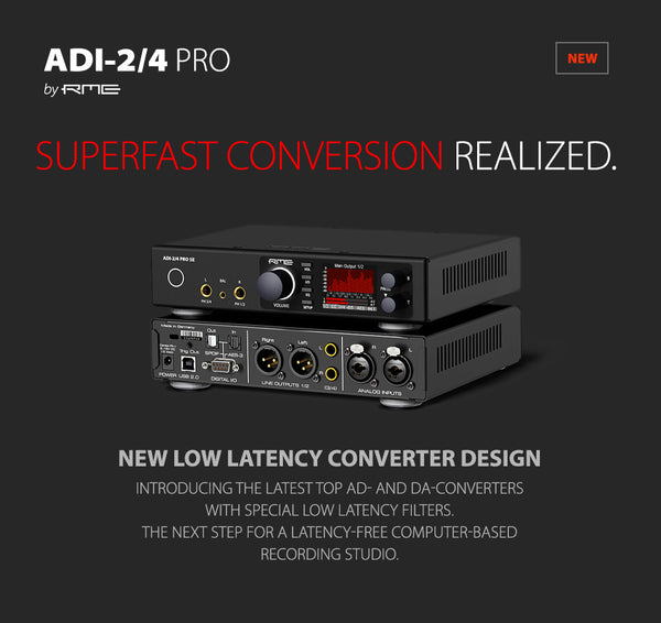 RME ADI-2/4 Pro SE High-end USB Audio Converter & Headphone Amplifier