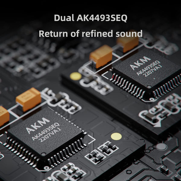 FiiO K7 Full Balanced HiFi DAC Headphone Amplifier AK4493S*2, XMOS XU208 PCM384kHz DSD256,USB/Optical/Coaxial/RCA Inputs with 6.35mm/4.4mm Output