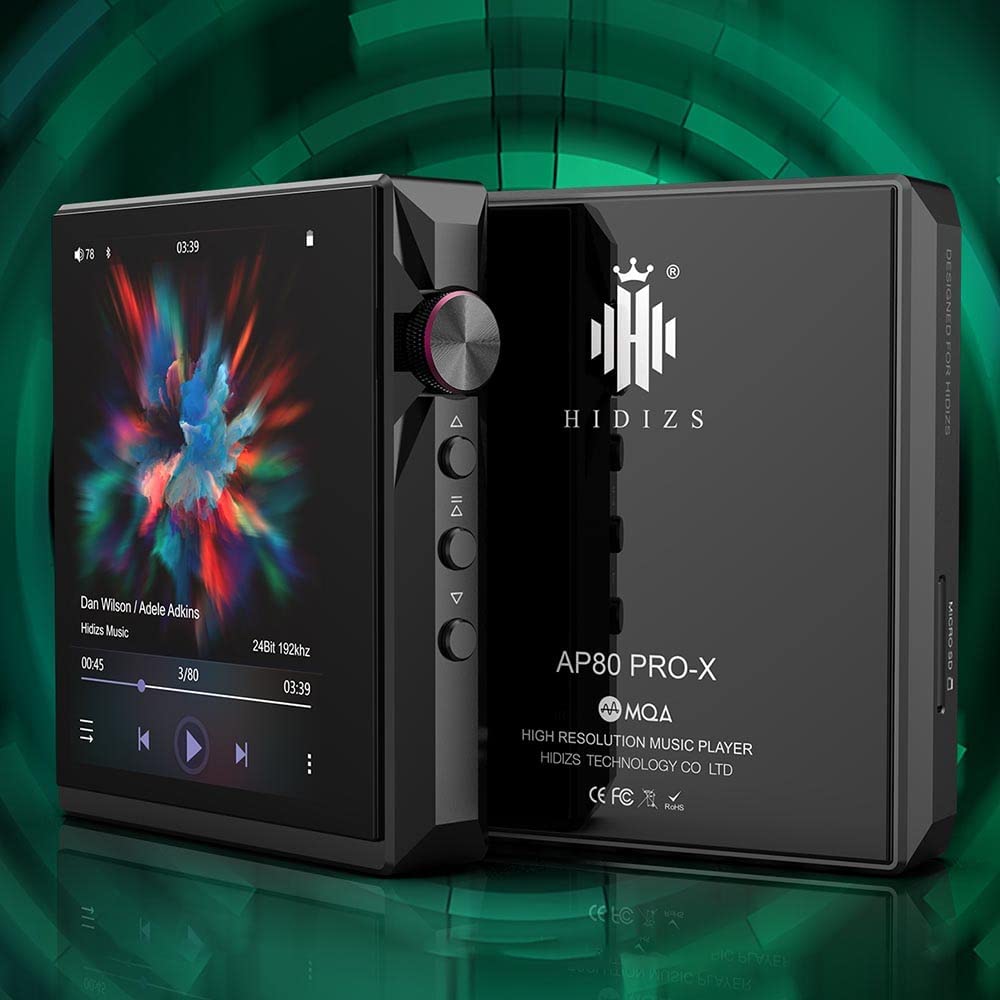 Hidizs AP80 PRO-X Portable Balanced Lossless MQA Bluetooth Music Player with Dual ESS9219C DAC Chips and Supports MQA