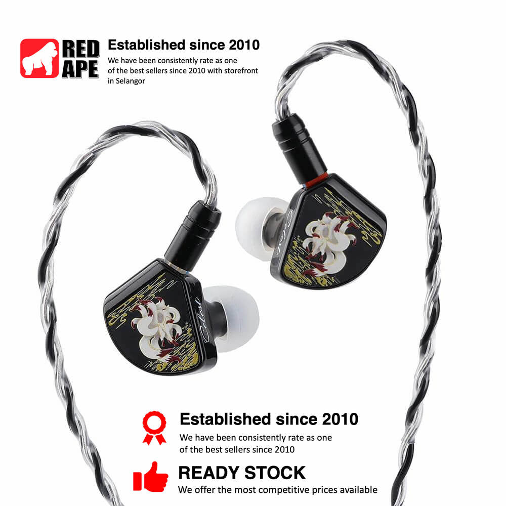 Kinera Celest Gumiho Hybrid Driver in-Ear Monitors with 10mm Square Planar Driver