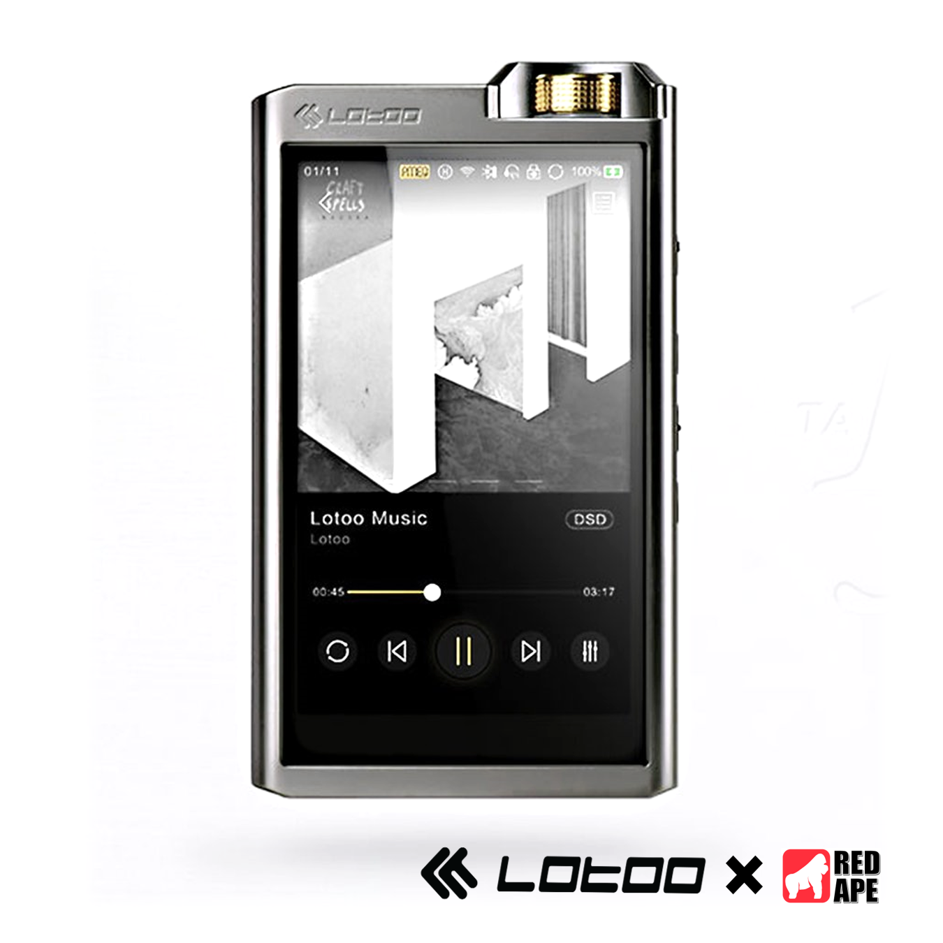 Lotoo PAW Gold Touch Ultimate High Resolution Premium Player (Titanium)